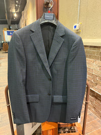 Green/Blue Gingham Blazer
