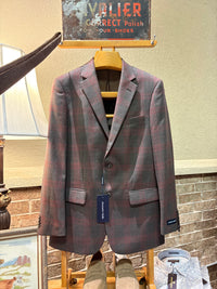 Brown/Red Gingham Blazer