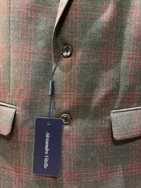 Brown/Red Gingham Blazer