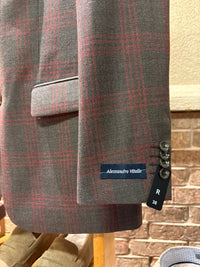 Brown/Red Gingham Blazer