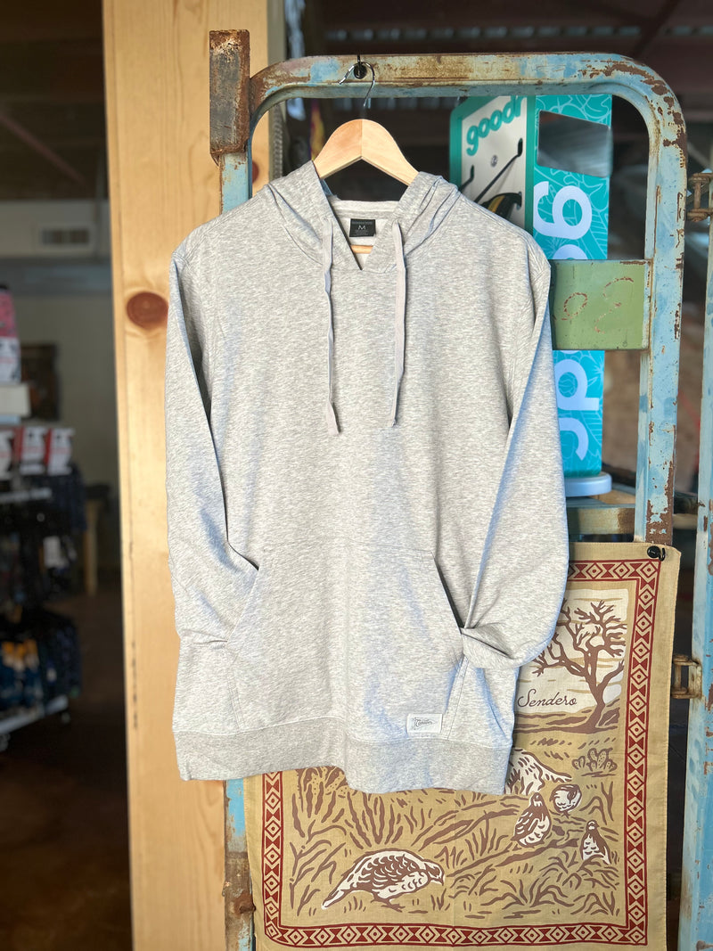 Center Pullover Hoodie  - Light Gray  - Cavalier