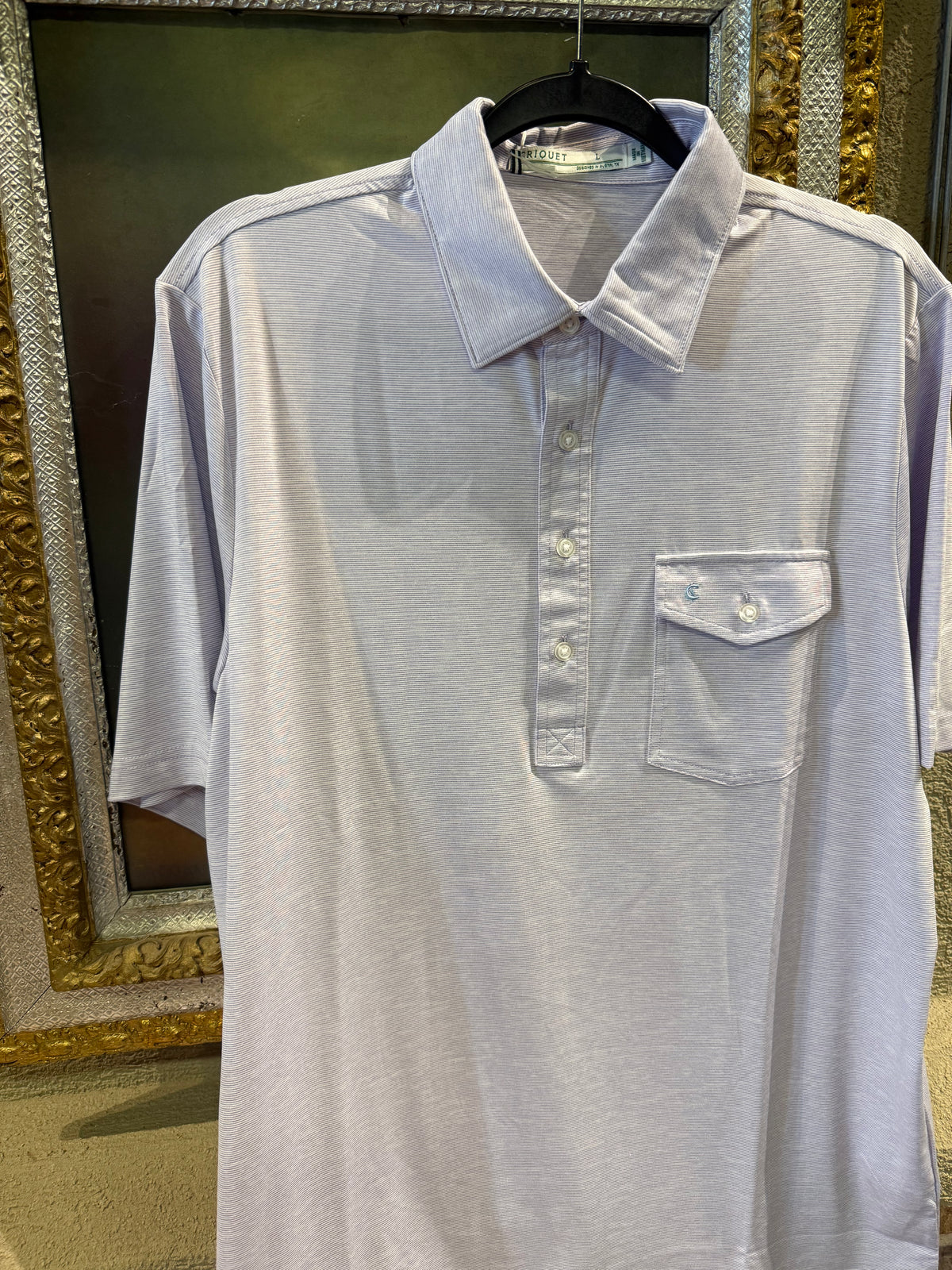 Heather Performance Players Shirt - Lilac