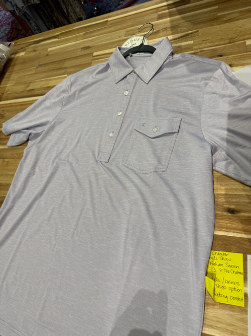 Heather Performance Players Shirt - Lilac