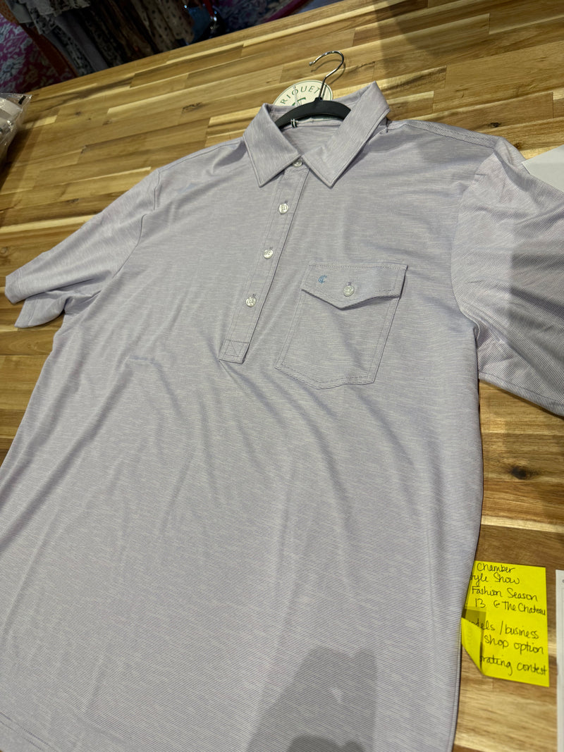 Heather Performance Players Shirt - Lilac