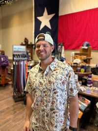 City Slicker SS Shirt - High Lonesome/Ivory-Navy