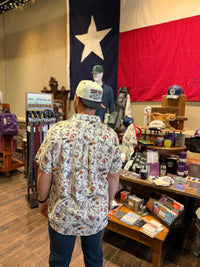 City Slicker SS Shirt - High Lonesome/Ivory-Navy