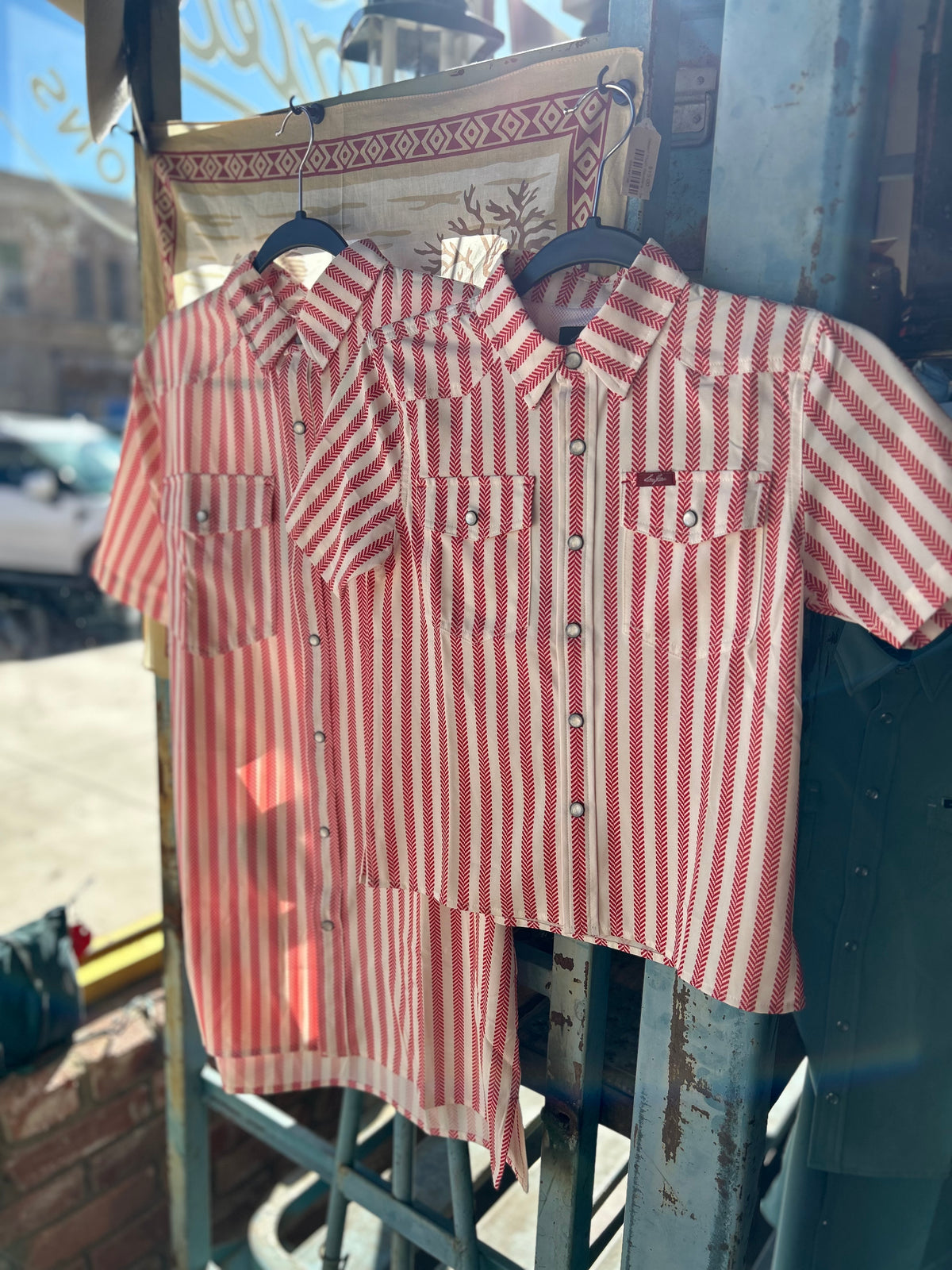 Youth Short Sleeve - Red Stripe