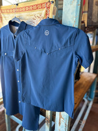 Youth Short Sleeve- Navy