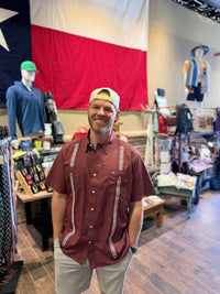 Guayabera Libre - Maroon - TS