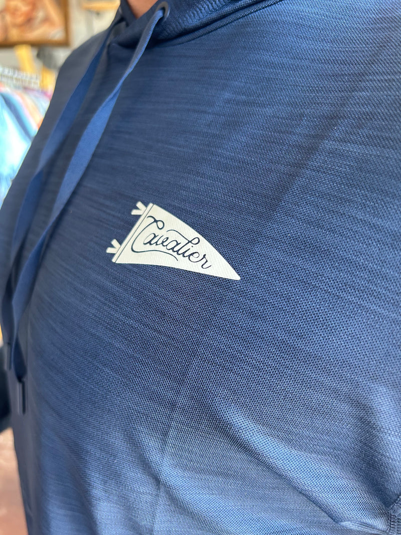 Helm Athletic Hoodie - Heather Navy - Cavalier
