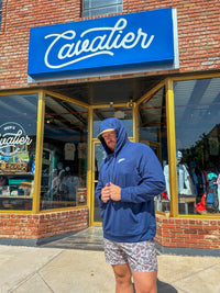 Helm Athletic Hoodie - Heather Navy - Cavalier