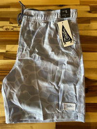 Cavalier Brand White Camo Tracker Shorts