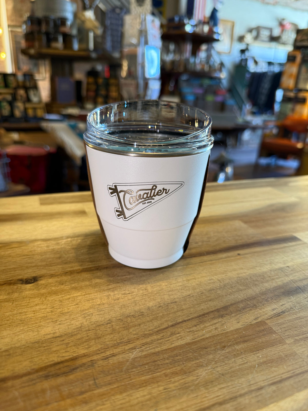 Wine/Whiskey Tumbler  - White  - 10 oz