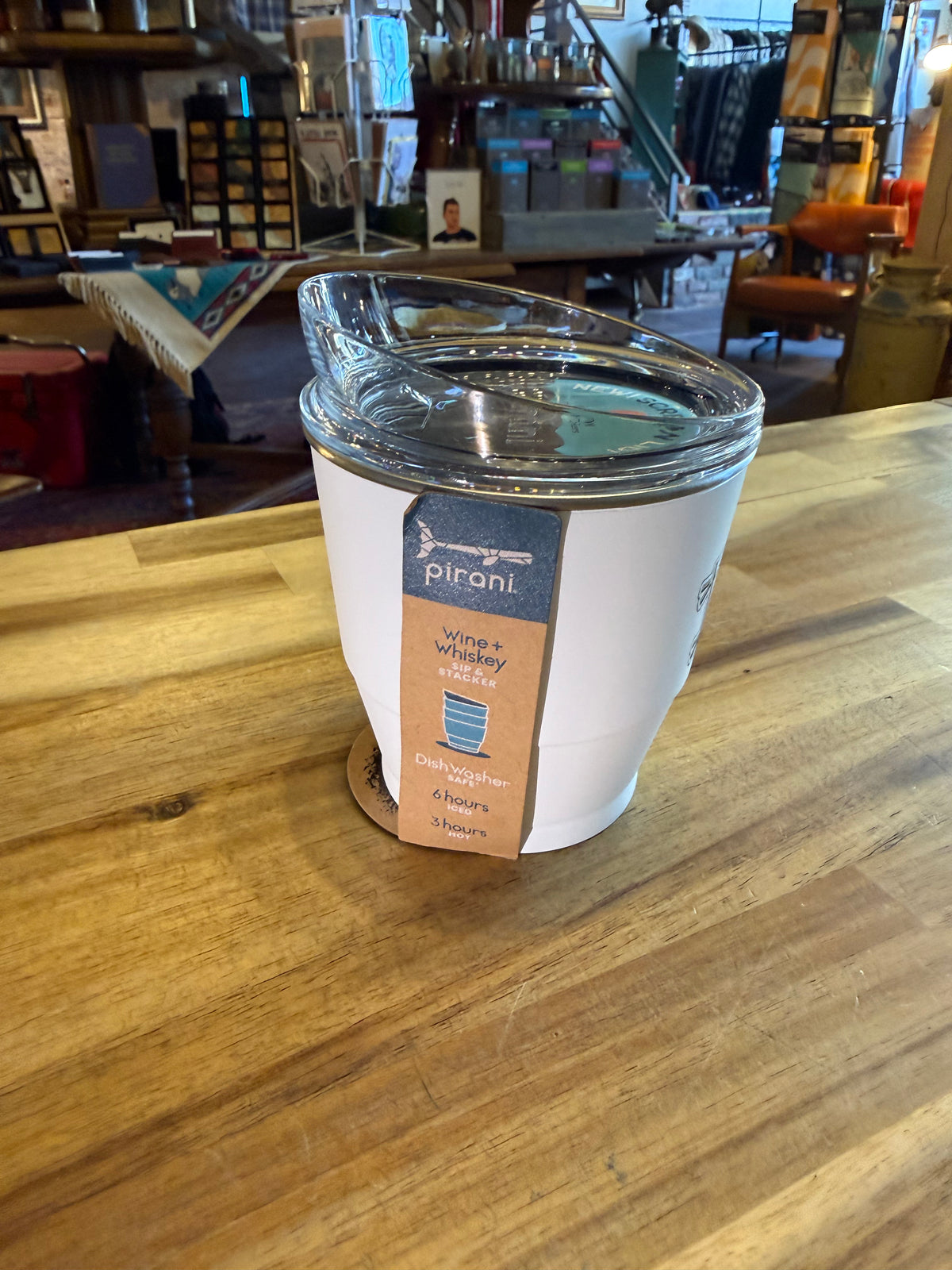 Wine/Whiskey Tumbler  - White  - 10 oz