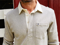 Waffle Rugby Shirt - Heather Gray