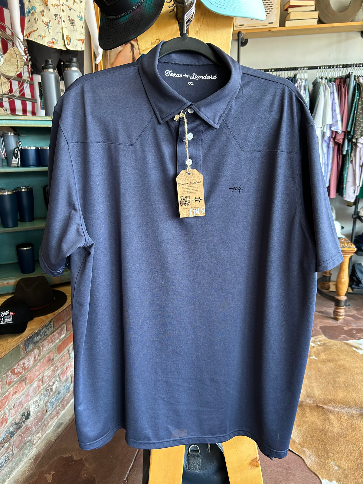 Modern Western Polo - Navy - TS