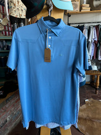 Modern Western Polo - Blue - TS