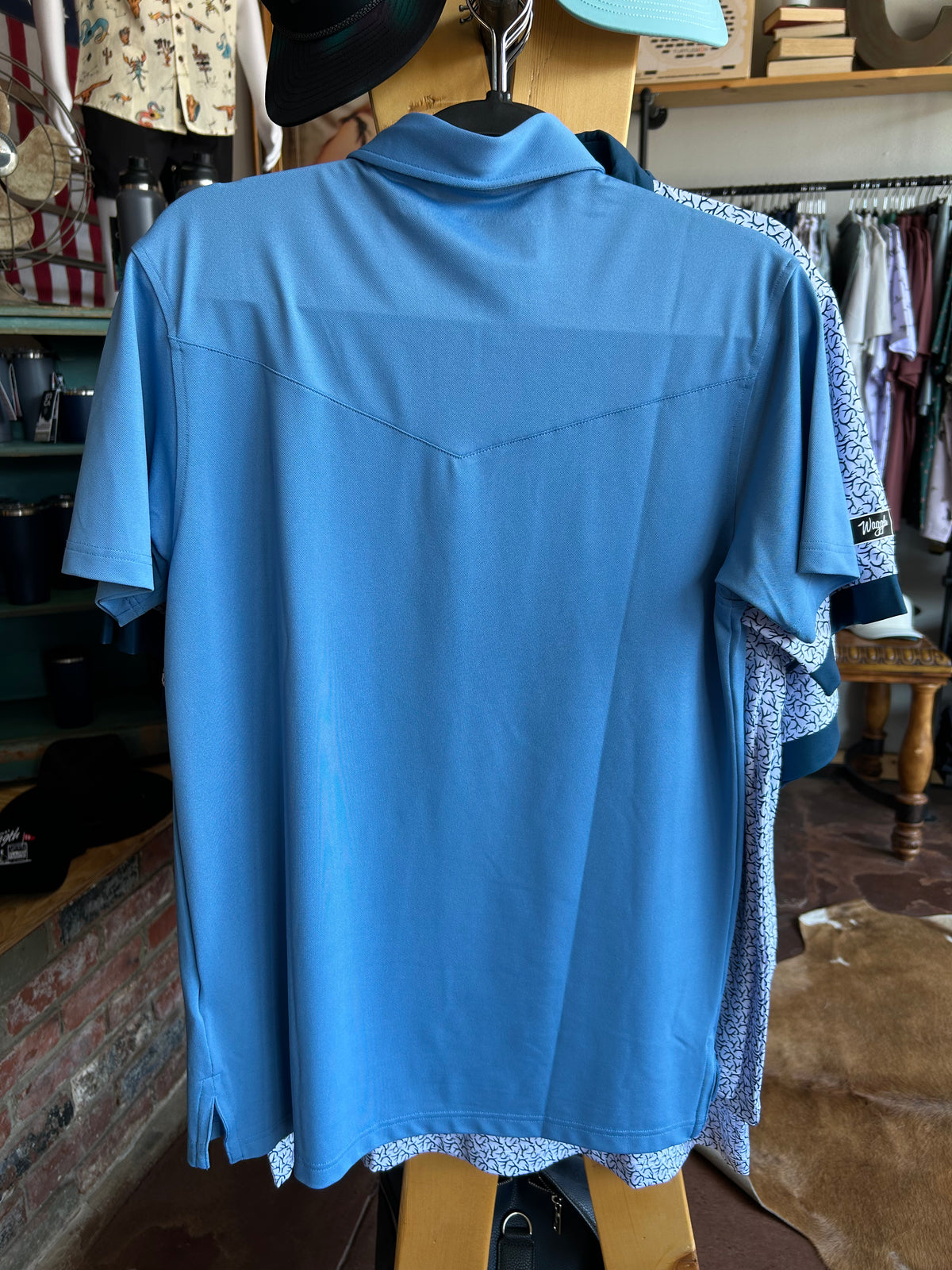 Modern Western Polo - Blue - TS