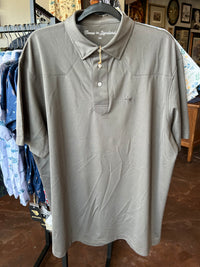 Modern Western Polo - Light Gray - TS