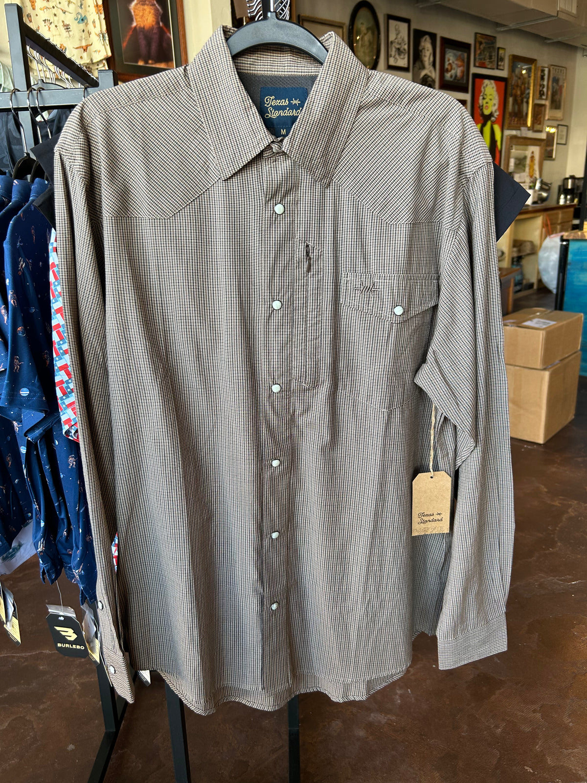 Western Field Shirt - Brown - TS