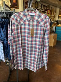 Western Field Shirt - Red/Blue - TS