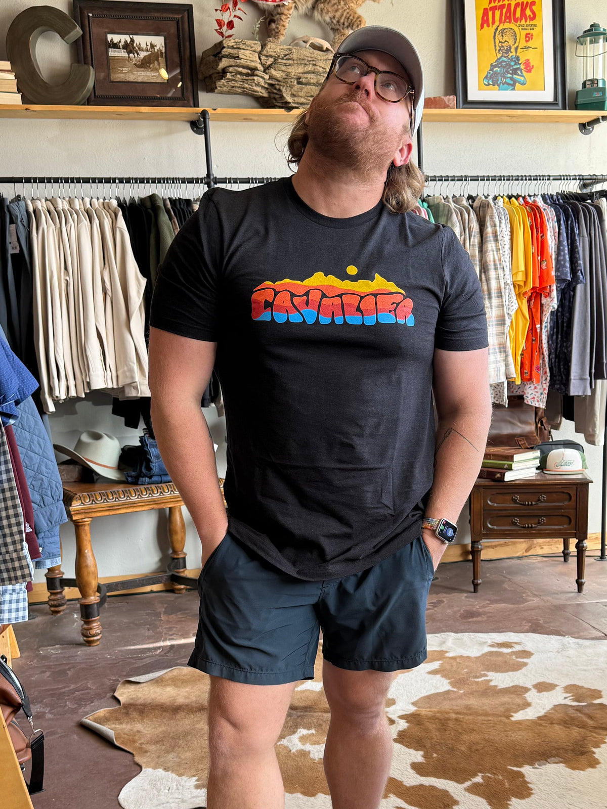 Cavalier Mountains T-Shirt - Black