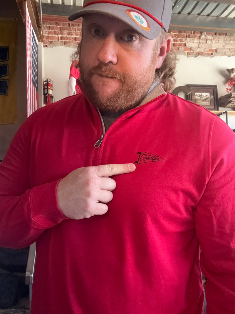 Alumni Quarter Zip - Cavalier Flag