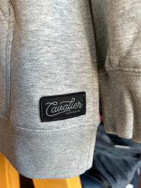 Crest Cavalier Hoodie -Grey/Navy
