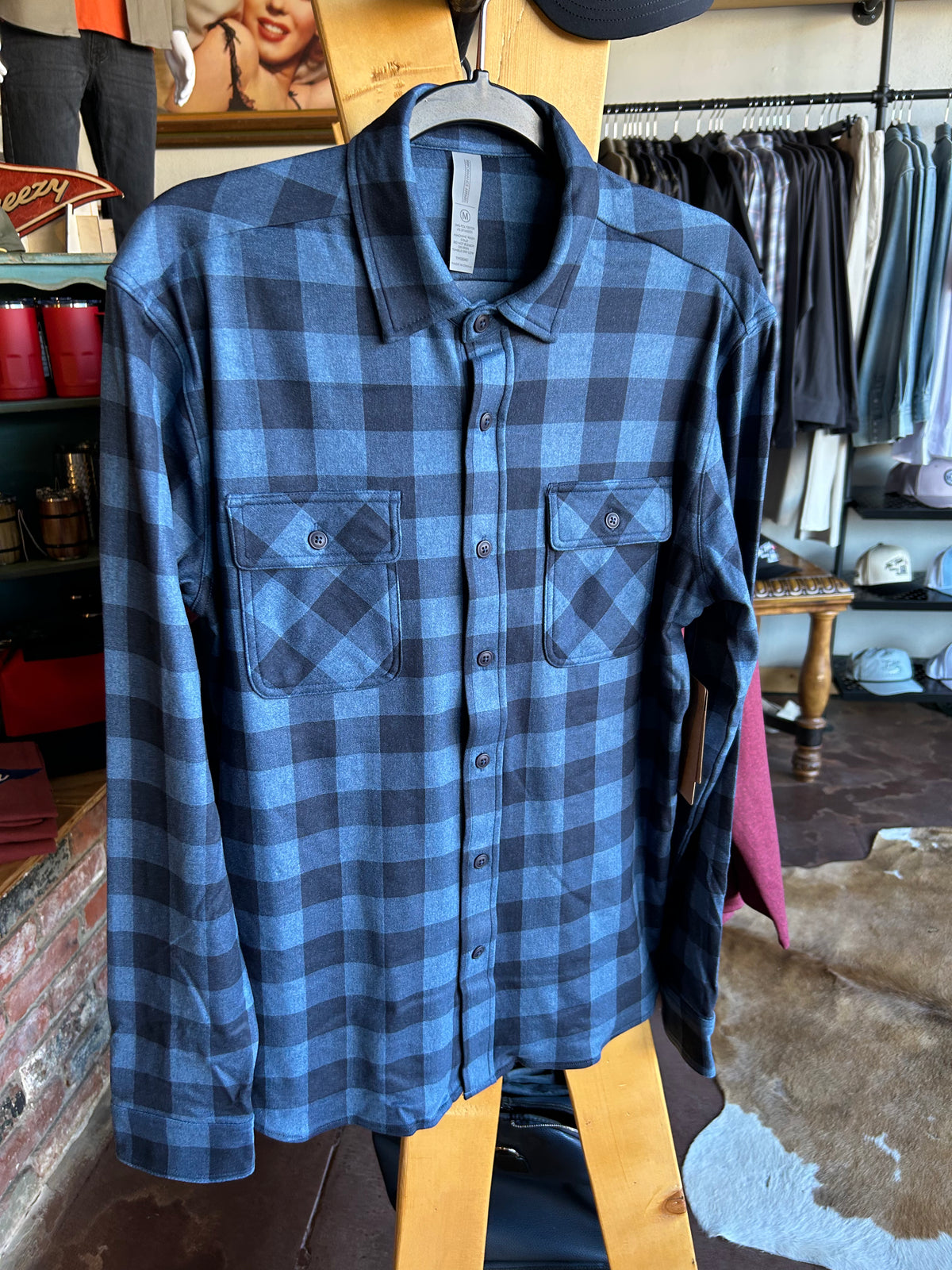 Tomson Button Up - Blue - Cavalier