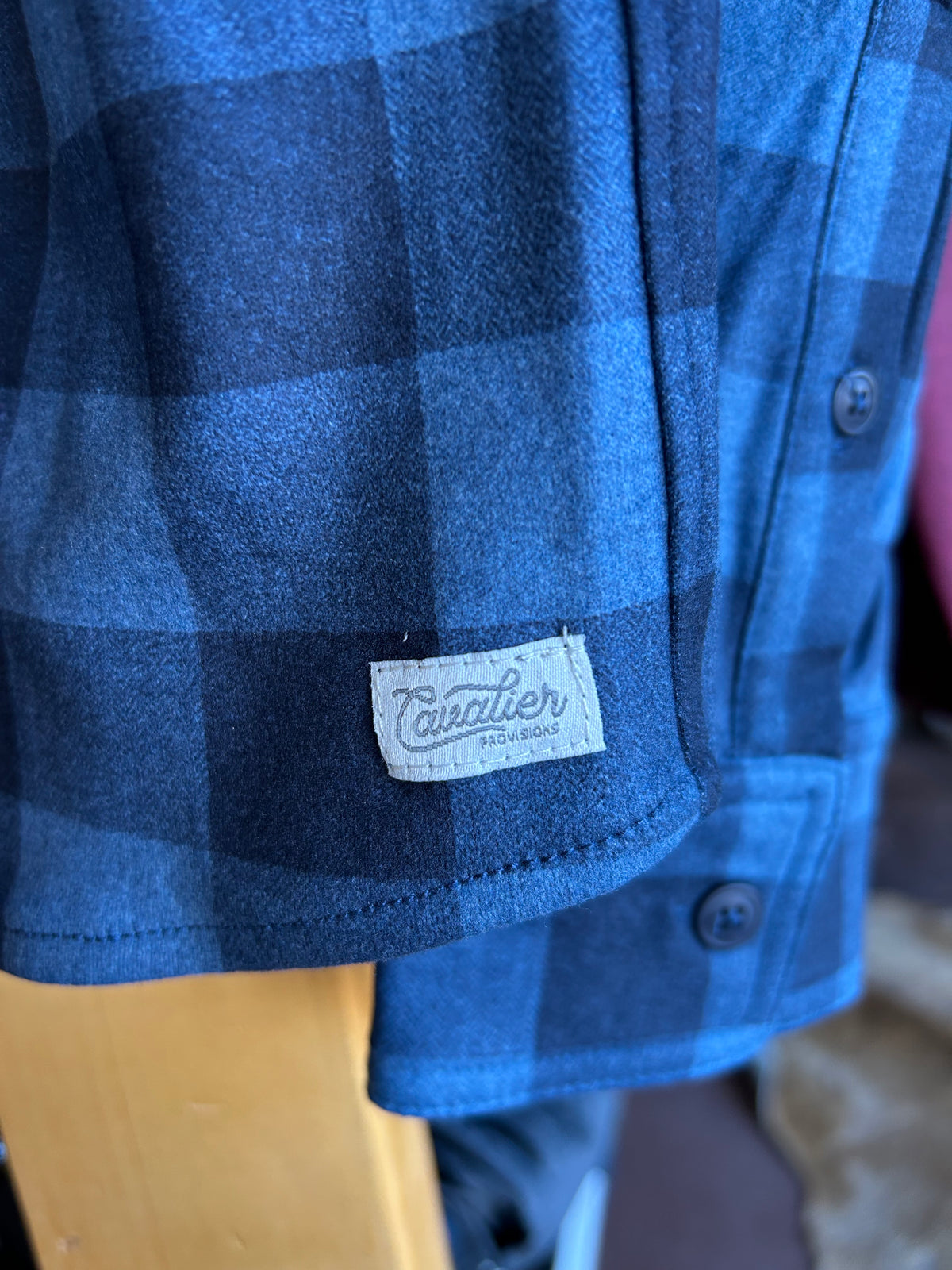 Tomson Button Up - Blue - Cavalier