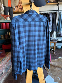Tomson Button Up - Blue - Cavalier