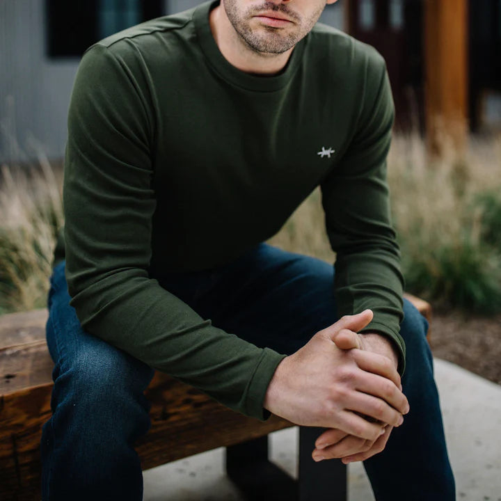 Standard LS Tee - Hunter Green - TS