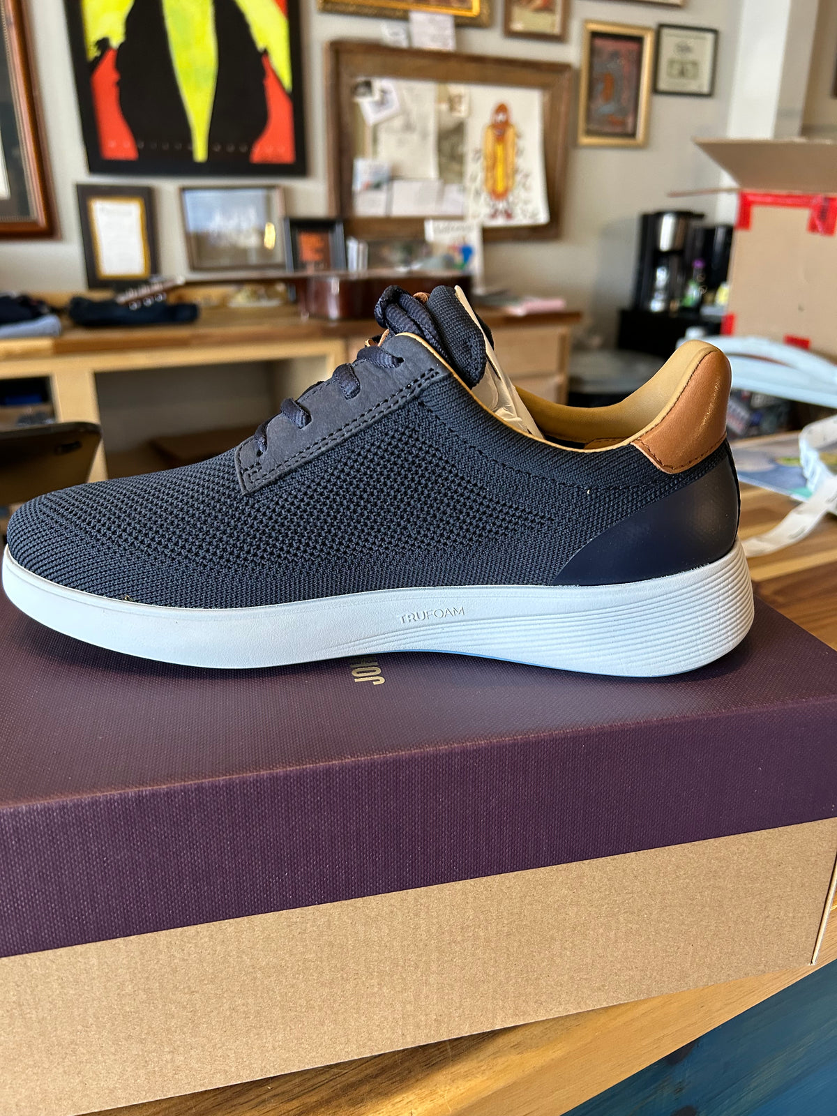Ackerson Knit Plain Toe - Navy
