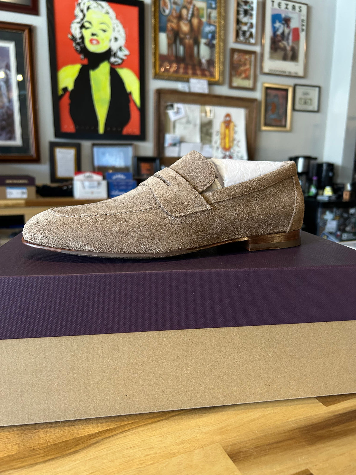 Higgins Penny Loafer - Taupe