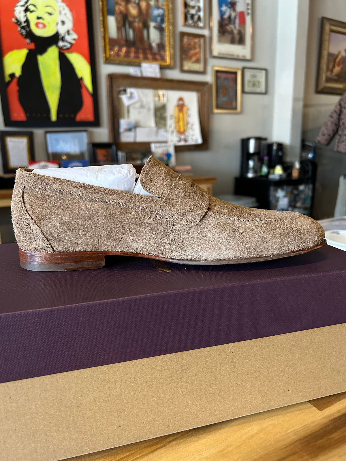 Higgins Penny Loafer - Taupe