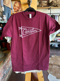 Cavalier Flag T-Shirt - Maroon
