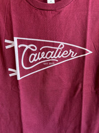 Cavalier Flag T-Shirt - Maroon