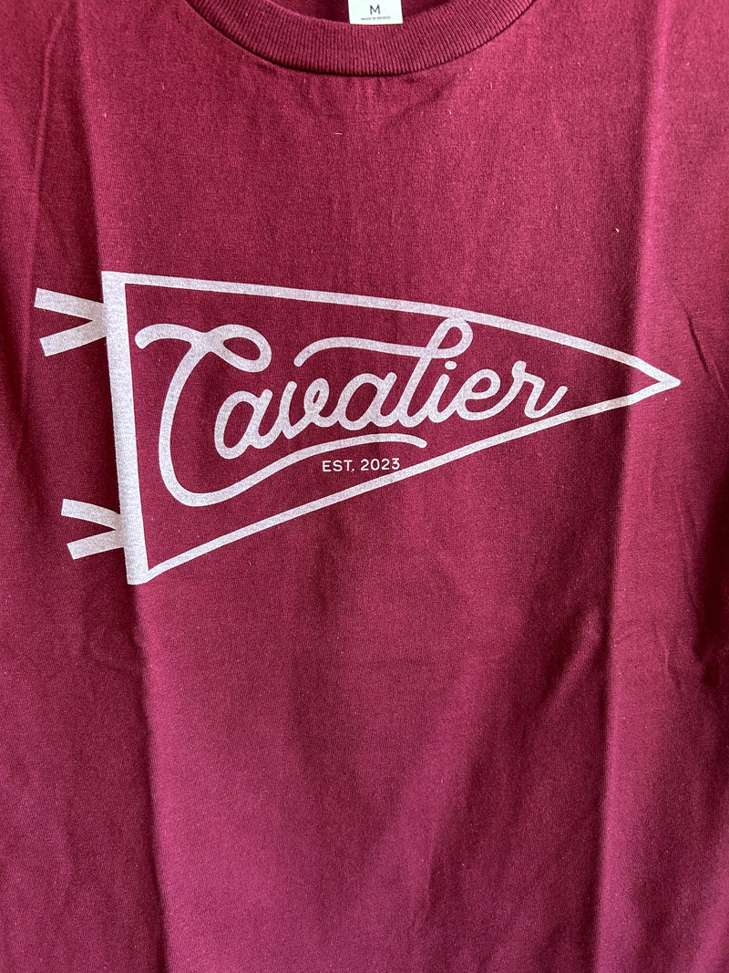 Cavalier Flag T-Shirt - Maroon