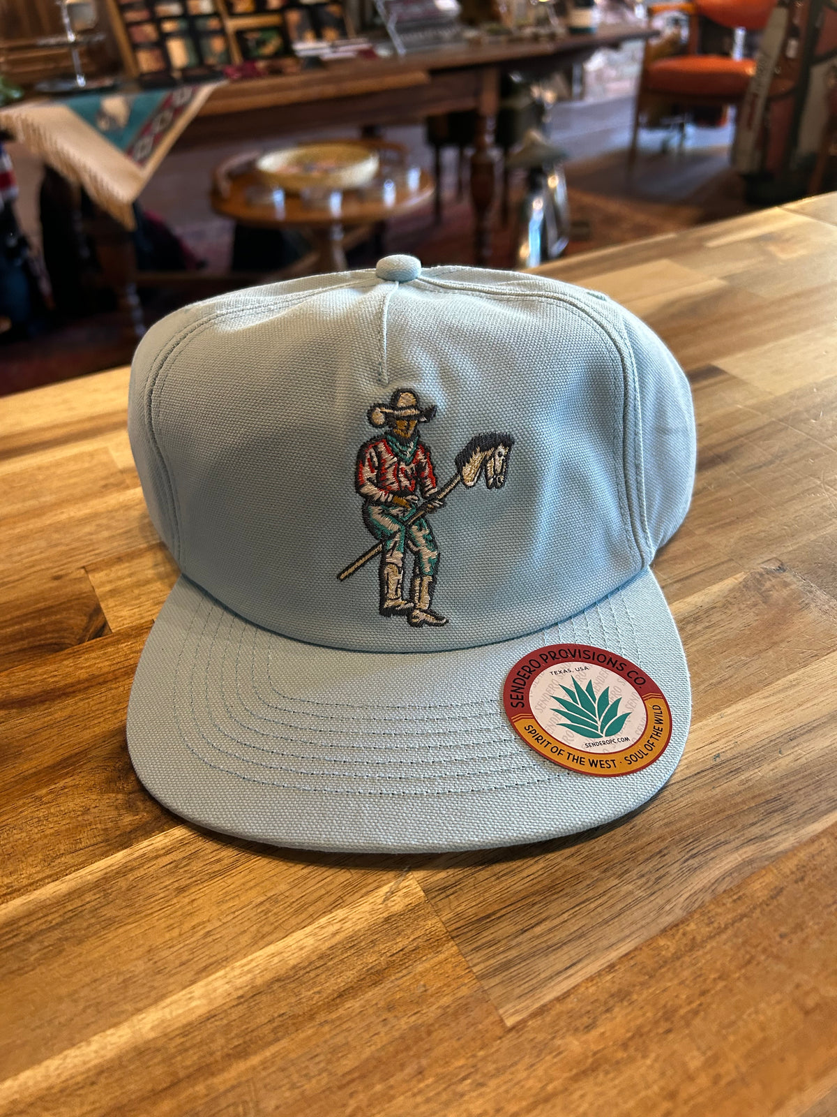 Stick Horse Hat - Blue - Sendero Provisions