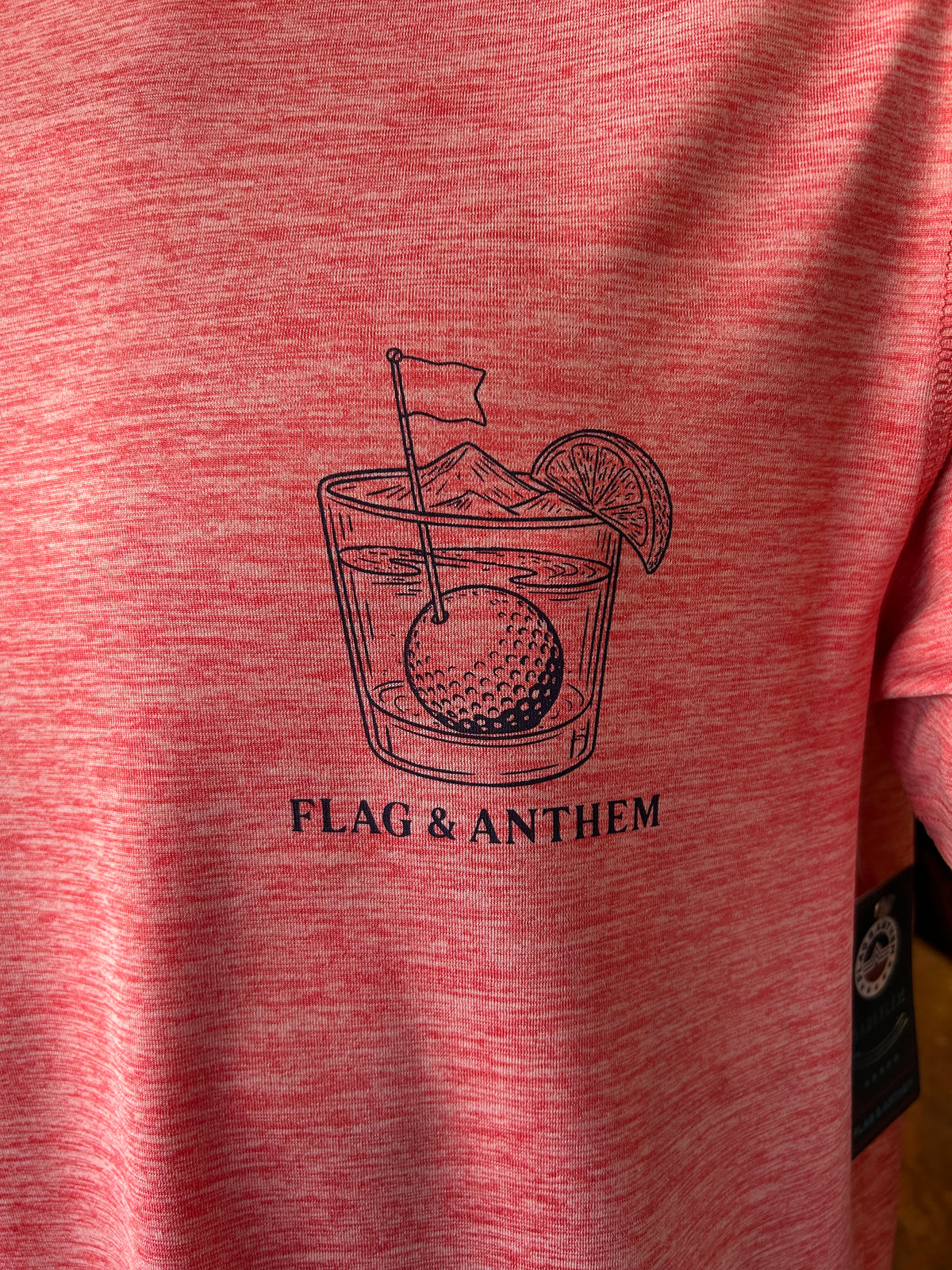 "Every Shot Counts" SS Tee - Red Heat