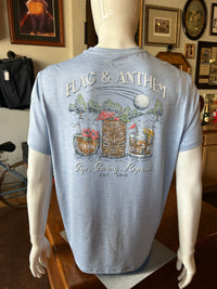 "Sip, Swing, Repeat" SS Tee - Light Blue