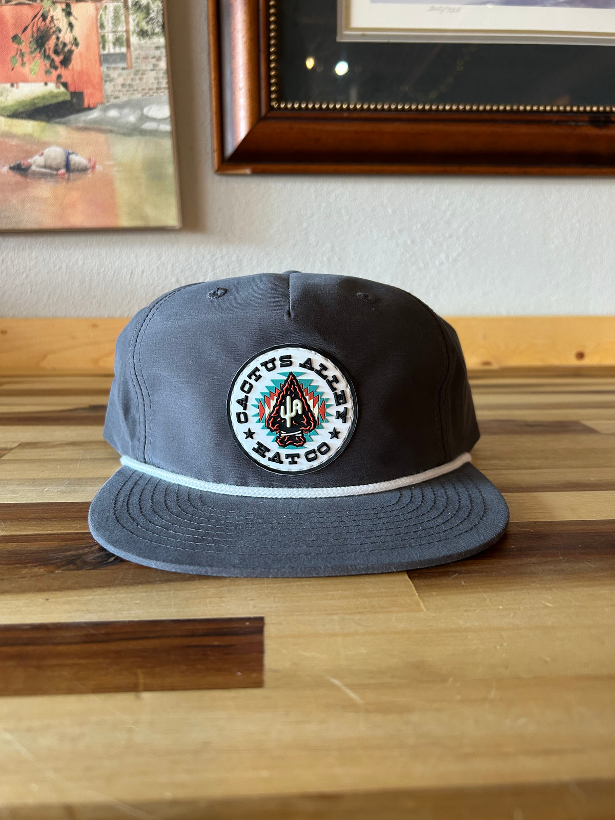 Cactus Alley Hat- Gray