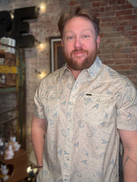 H Bar B Snapshirt - Sea Rodeo: Sand
