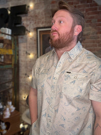 H Bar B Snapshirt - Sea Rodeo: Sand