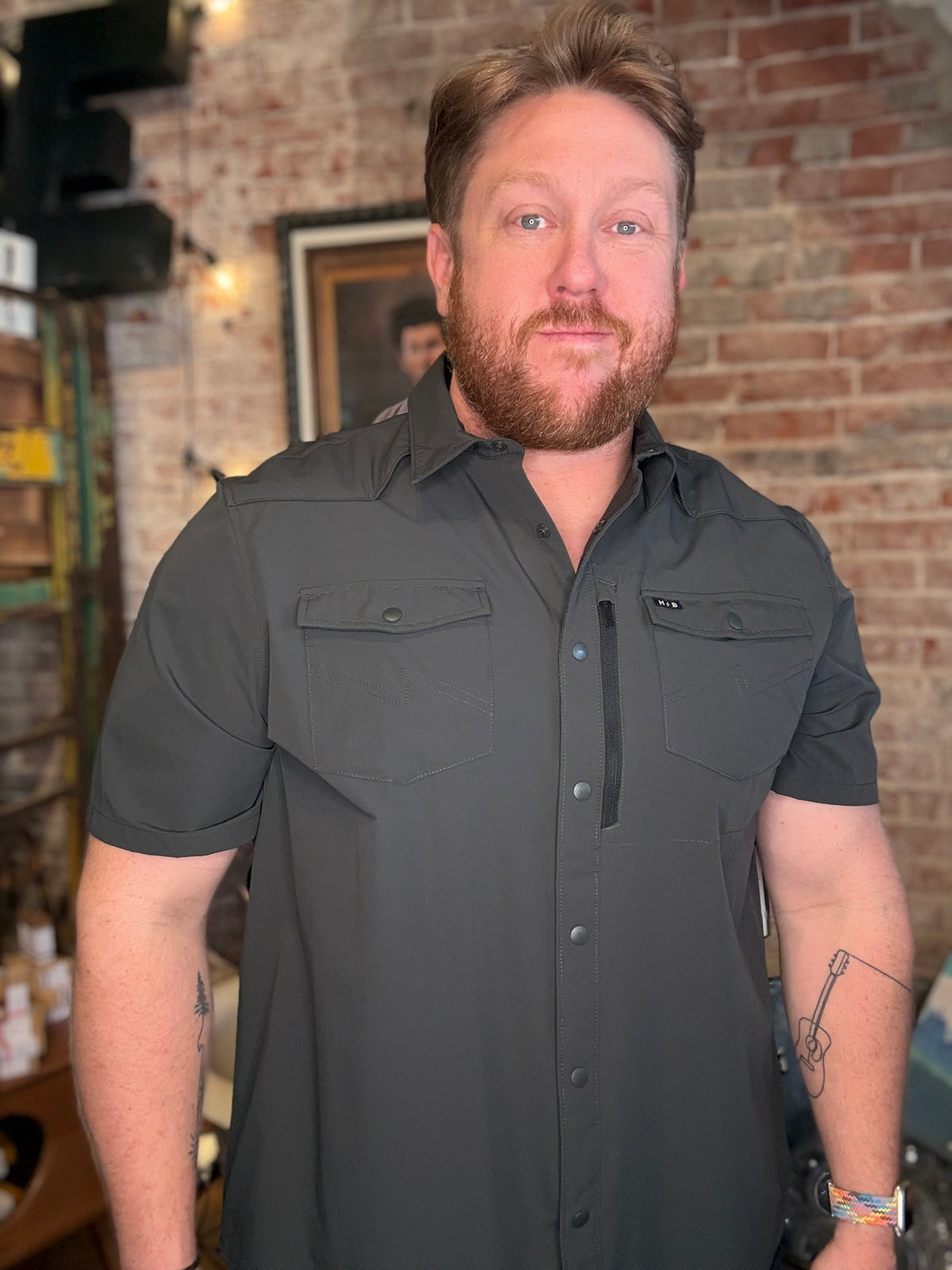 Emerger Tech Shirt - Antique Black