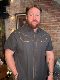 Broncobuster Snapshirt - Antique Black