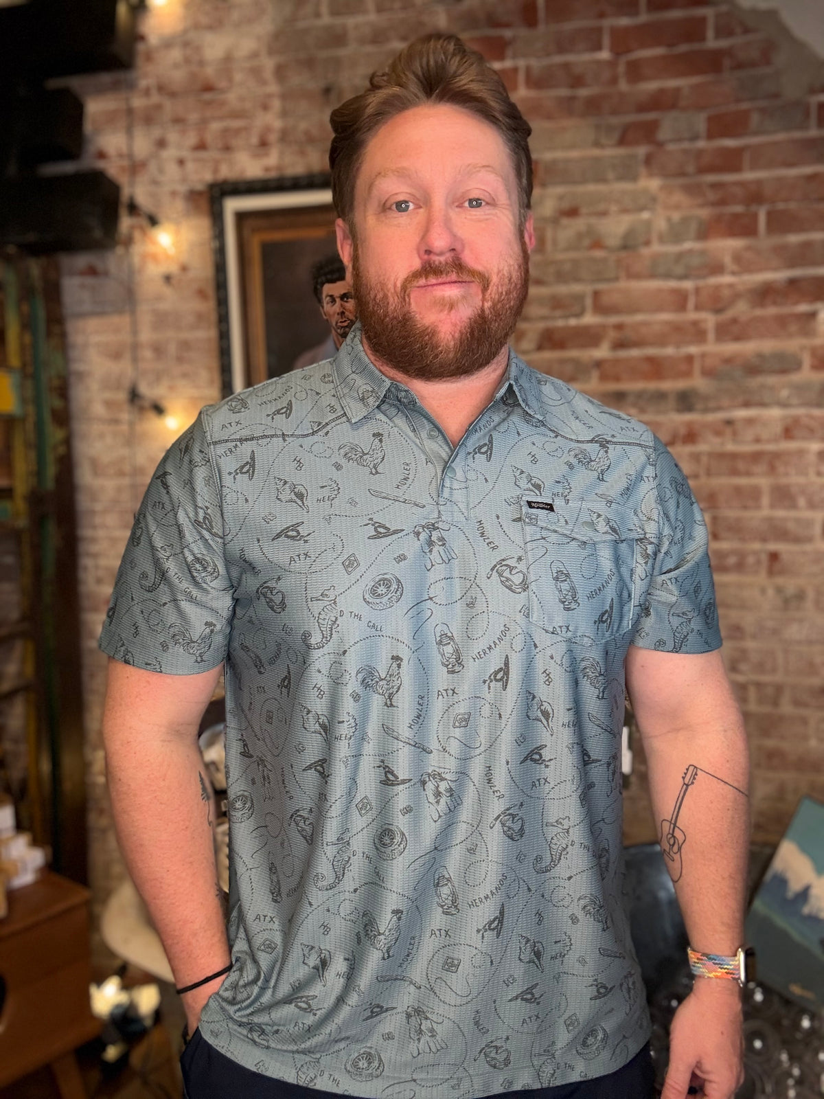 Ranchero Tech Polo - Iron Blue