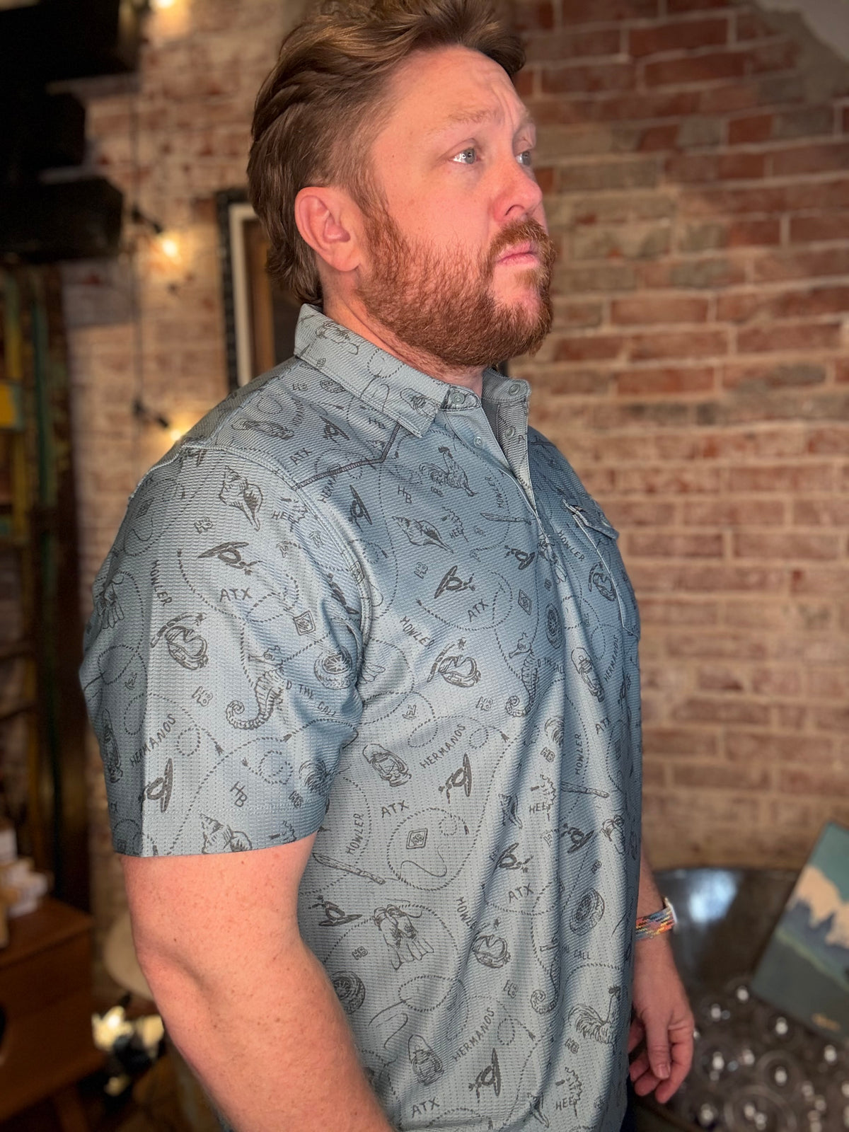 Ranchero Tech Polo - Iron Blue