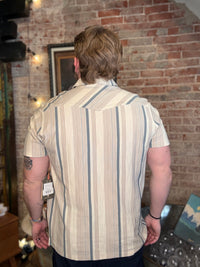 Ranchero Polo - Old Bill Stripe: Limestone