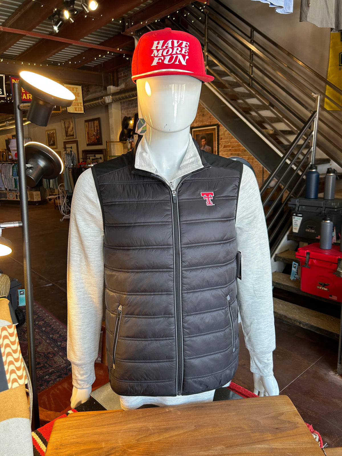 Texas Tech Perf. Vest - Black